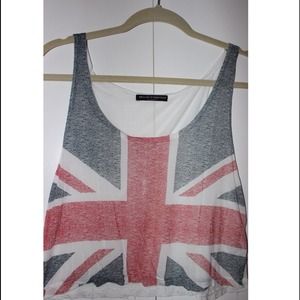 Brandy Melville UK Flag Tank