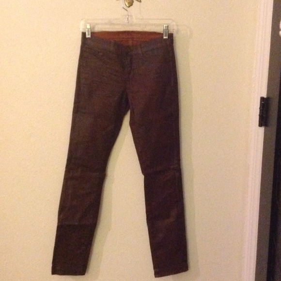Reduced!! JBrand coated canvas jeans
