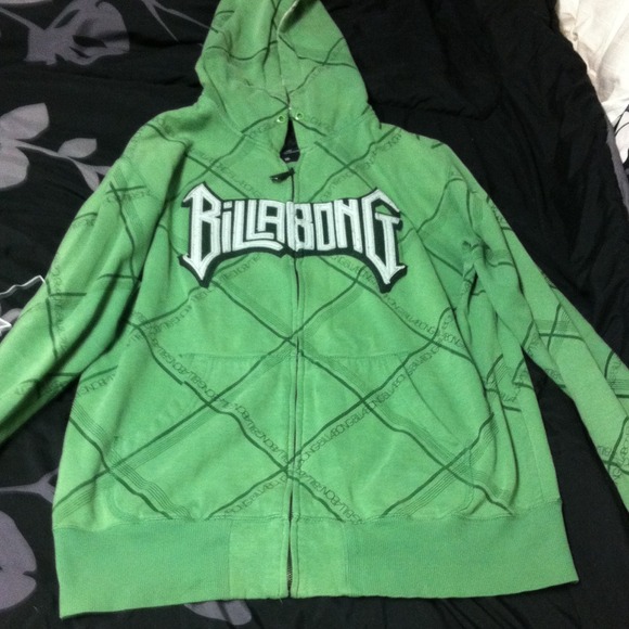 Men's BillaBong zip up hoodie