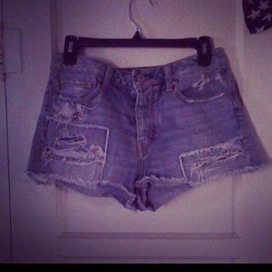 American eagle high rise shorts