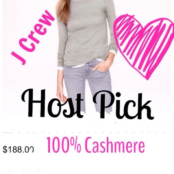 ⬇️2/5🌟Host Pick🌟J Crew 100% Cashmere Sweater
