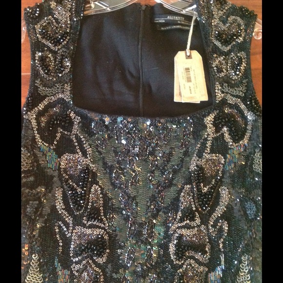 Stunning ALL SAINTS Embellished Sequin Dress! - Picture 2 of 4