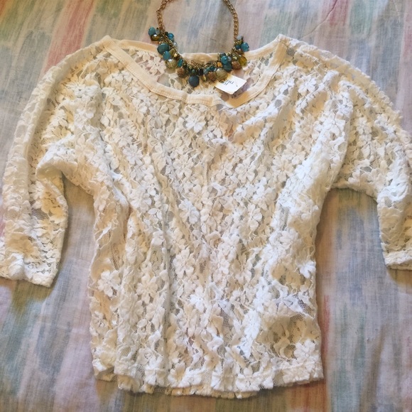 Forever 21 Tops - ✳️Lace top $5 and under all 3/$10 sale!!!