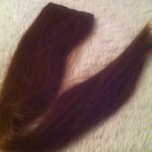 Brown hair extension!
