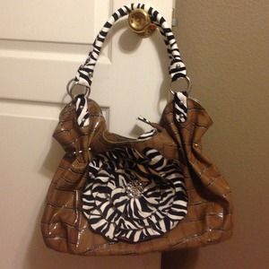 Handbag with matching wallet