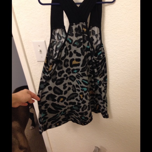 ❌Sold on vinted❌Rainbow leopard print tank - Picture 2 of 3