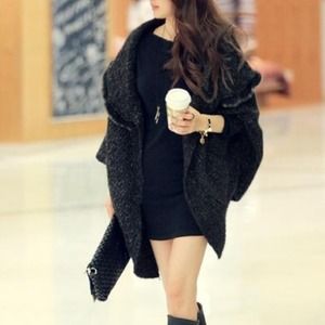 Accessories - Korean style rabbit fur oversized loose sweater Accessories - Korean style rabbit fur oversized loose sweater