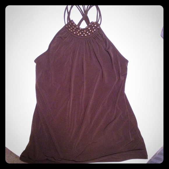 Michael Kors beaded halter top - Picture 1 of 3