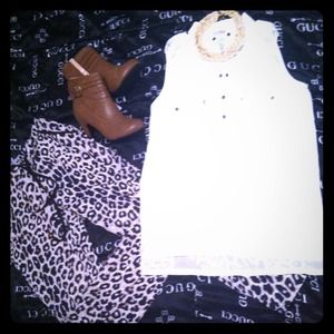 White see through top