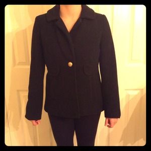 Wool Skirtin' Around winter short coat.