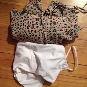 leopard dress & Spanx tank bundle