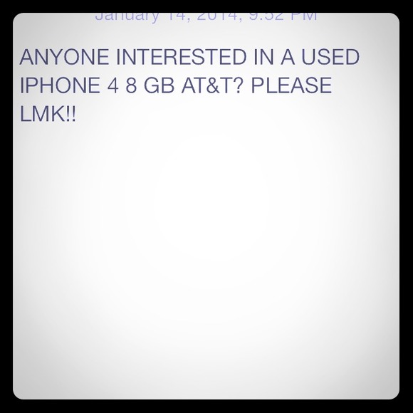 🚫HOLD🚫 iPhone 4 8gb AT&T