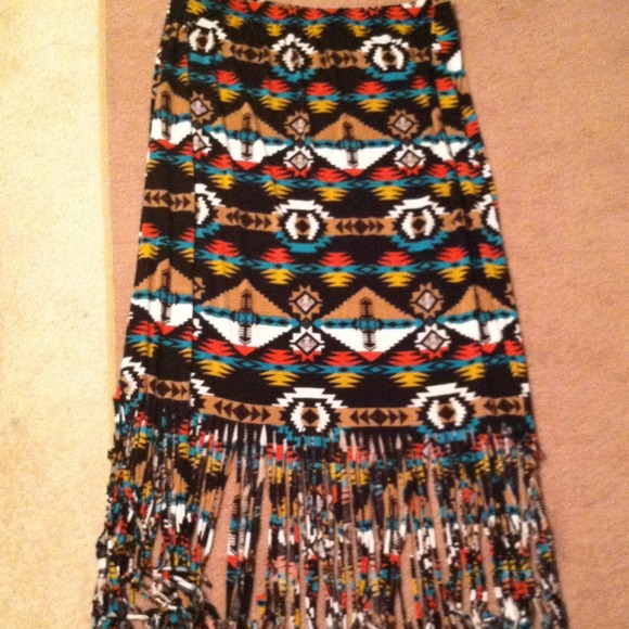 Plus size tribal skirt.