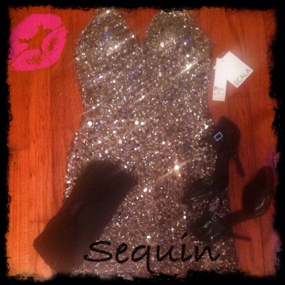 Scala Sequin Dress