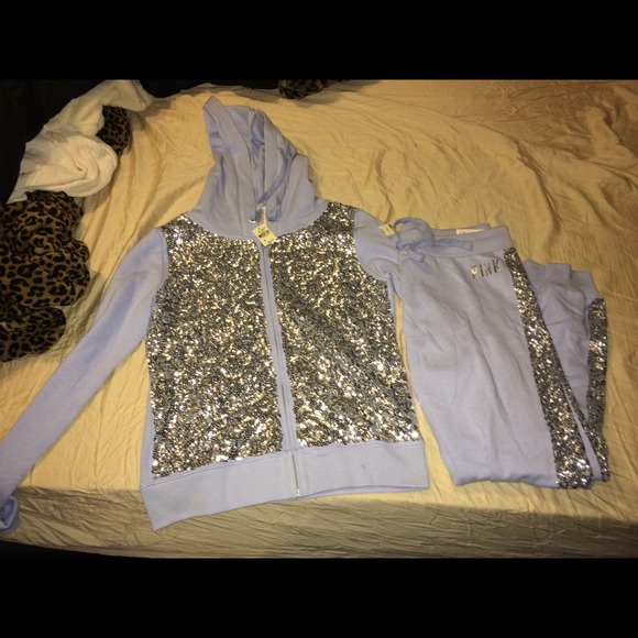 Victoria's Secret limited edition sequin outfit.