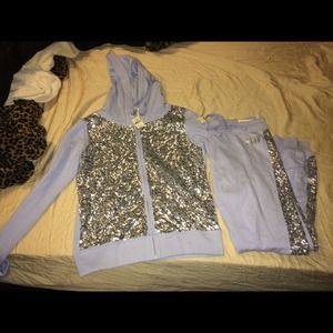 Victoria's Secret limited edition sequin outfit.
