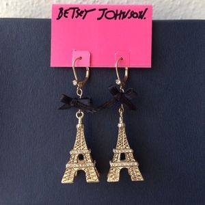 Betsy Johnson  Eiffel Tower Earrings