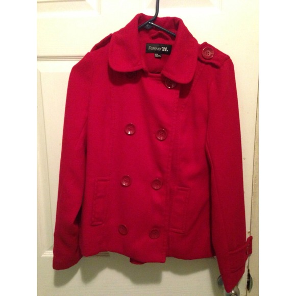 Forever 21 Red Coat never worn without tags