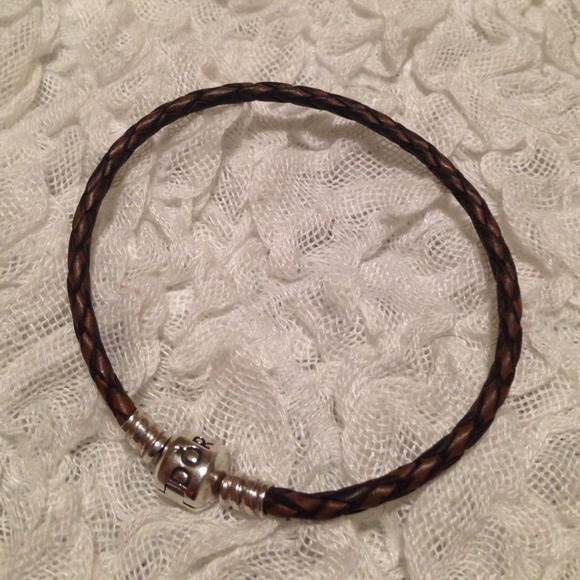 Pandora Leather Woven Bracelet