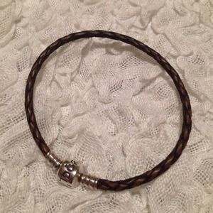 Pandora Leather Woven Bracelet