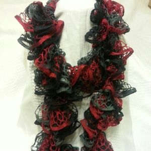 Handmade lace scarf