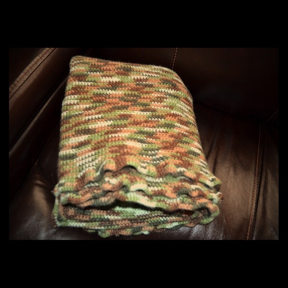 Camo baby blanket