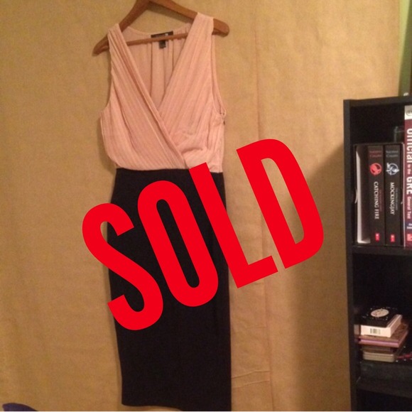 Longer dress, black and pink!