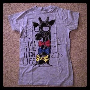 SOLD!!! "Livin' the High Life" Giraffe Tee