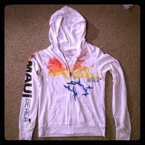 SOLD!! Girls/Juniors Maui Hawaii Beach Hoodie