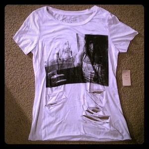 SOLD!! Women's Forever 21 Distressed Tee