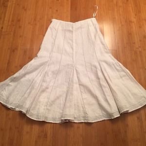 White skirt