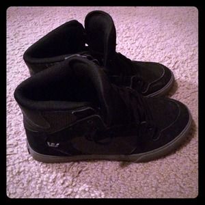 Supra Black High-Top Sneakers