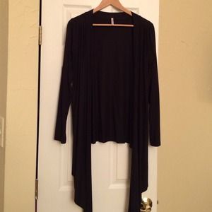 Black cardigan