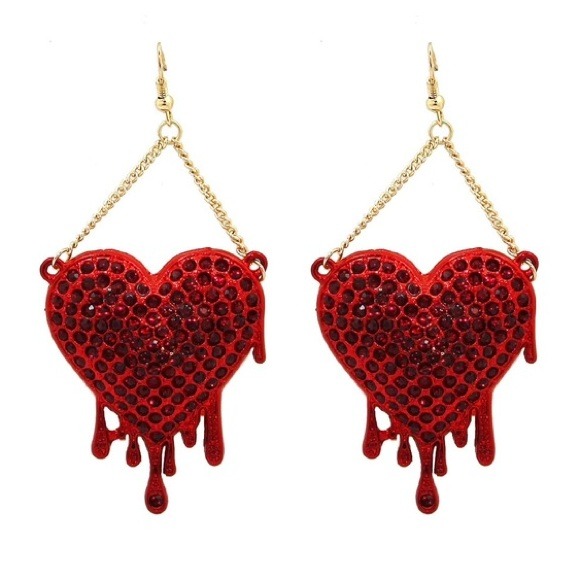 Heart Melt Earrings - Picture 3 of 3