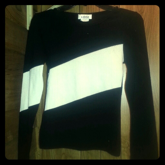 A. Byer colorblock sweater