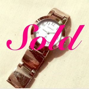 ❌SOLD❌Fossil watch-light blue