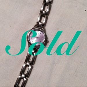 ❌SOLD❌Fossil watch -skinny purple