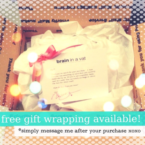 free gift wrapping available!