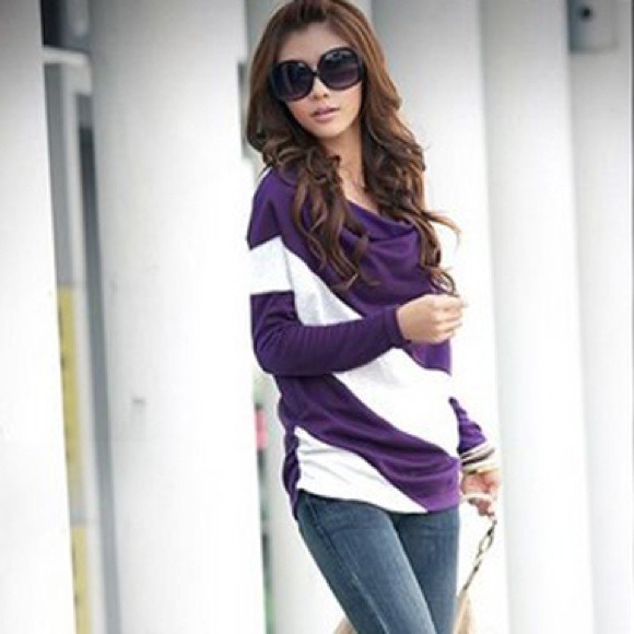 Charming  Cowl Neck T Shirts - Picture 1 of 4