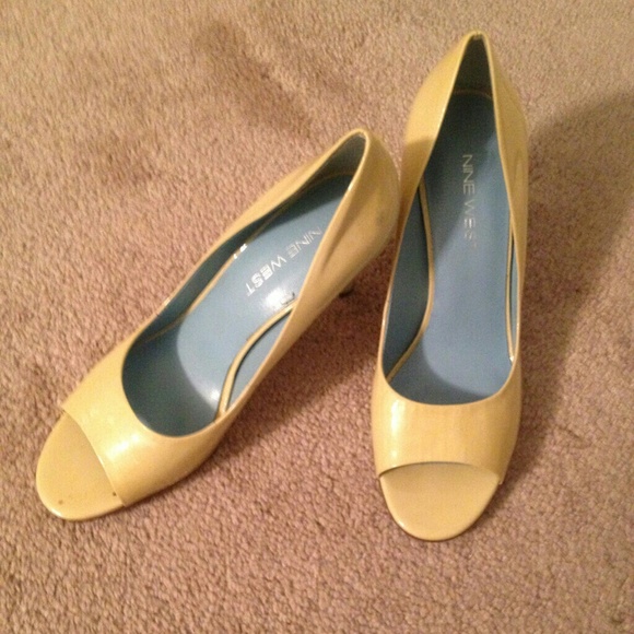 Nine West open toe heels