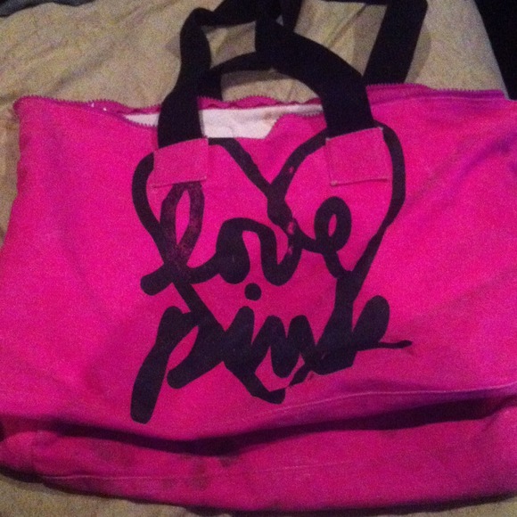 HOLD love pink tote!