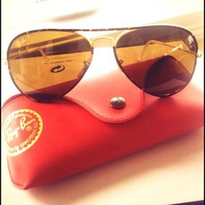 Polarized Tortoise Shell Ray Ban Avaitors