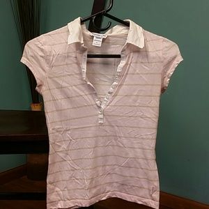 Abercrombie & Fitch short sleeve sheer shirt.