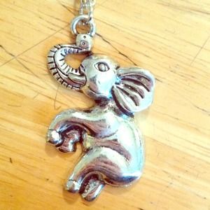 Retro Elephant Necklace