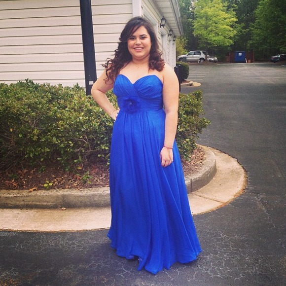 ROYAL BLUE PROM DRESS💙💙 - Picture 3 of 3