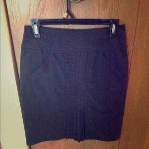 Black high waisted skirt
