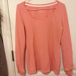 Pink long-sleeved thermal