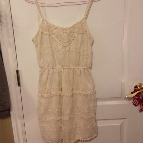 Adorable white lace dress