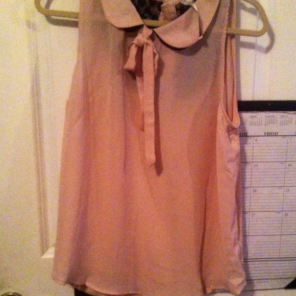 Pink Collar Tank - Picture 2 of 3