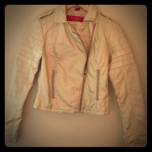 Gold Metallic Biker Jacket